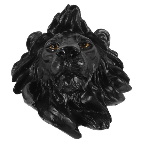 Lion head sculpture wall - lion,