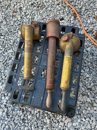 Three vintage garden sprayers - three,