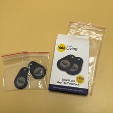 Yale P-YD-01-CON-RFIDT-BL Smart Door Lock Key Tags Black 2 Count (Pack of 1)