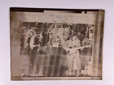 Wham Photo George Michael Original Black And White Press Promotion April 1985