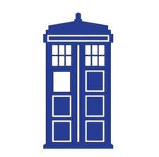 4” Tardis Vinyl Decal