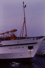 1977 Scillonian III Shipping Ship Boat 35mm Original Slide Ref 343