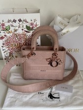 DIOR PINK MEDIUM CANNAGE LADY