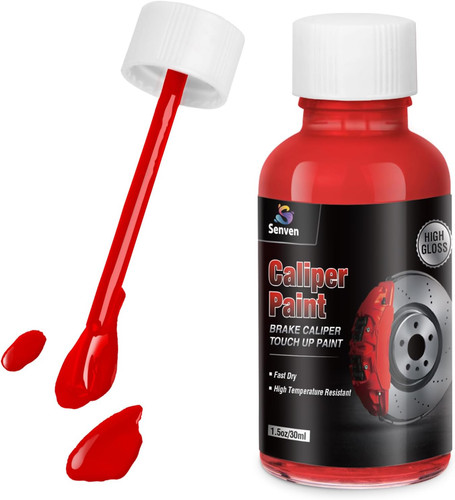Red caliper paint brake - red,