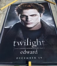 Twilight 2008 Edward - Robert Pattinson cinema banner poster 8ft x 5ft