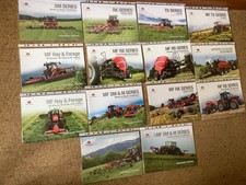 Massey Ferguson Hay and Forage equipment brochures x 14 job lot