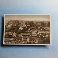Carisbrooke Postcard 1925 Real Photo Isle Of Wight Elevated View Of Village