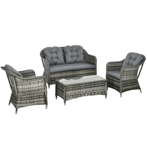 Piece rattan sofa - piece,