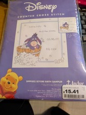 Disney Counted Cross Stitch Eeyore Birth Sampler Kit