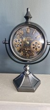 Rotating Gear Clock Quartz Desk Clocks Industrial Steampunk Industrial Clock