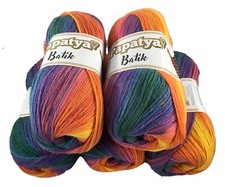 Rainbow wool pack 5 x 100g