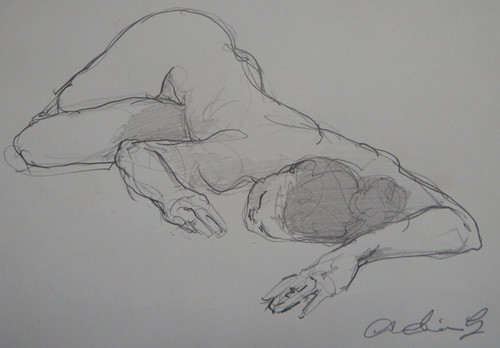 Original pencil drawing a - original,