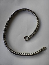 Trollbeads Sterling Silver Foxtail Bracelet 18cm (20cm with a lock)
