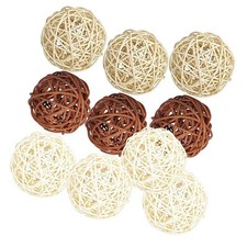 10 Pack 50mm Natural Rattan