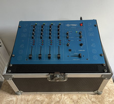 Formula Sound FSM 400 DJ Mixer Blue In Swan Flight Case - Tested Working