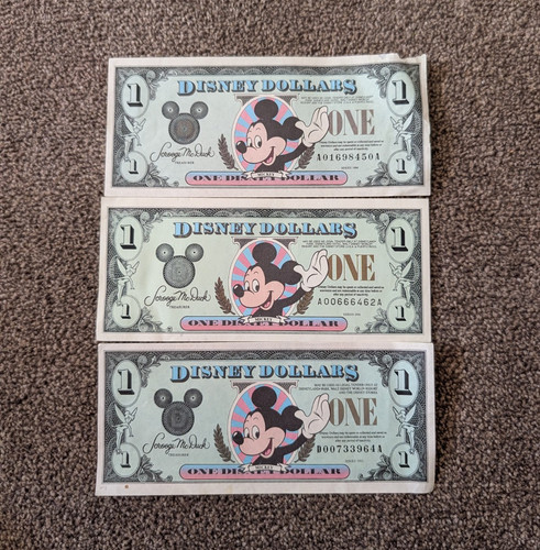 Vintage disney dollars 1 - vintage,