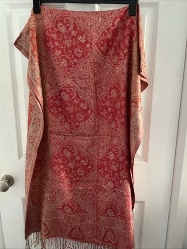 Wande vos mulberry silk scarf - mulberry,
