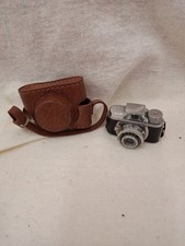 Vintage Subminature PFCA Spy Camera In Leather Case