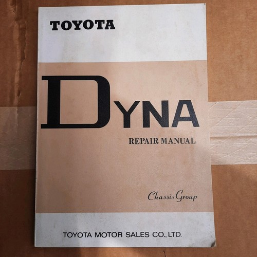 1969 toyota dyna workshop - toyota,