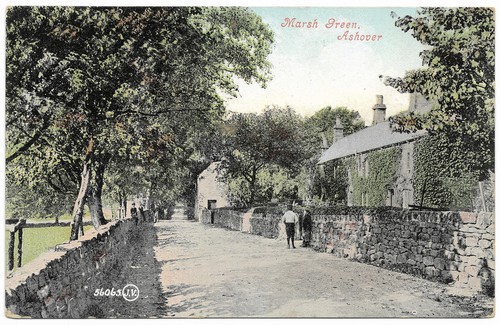Marsh green ashover postmark - marsh,