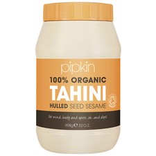 Pipkin 100% Organic Tahini Paste 908g Natural Vegetarian Kosher Vegan Non-GMO
