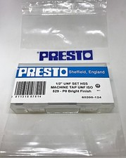 Presto 3pc UNF HSS Machine Tap Sets