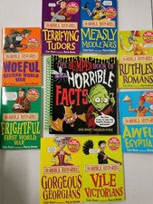 Horrible Histories Savage 8 Book Collection Set By Terry Deary Paperback