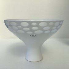 LSA Handmade White Ice Vase