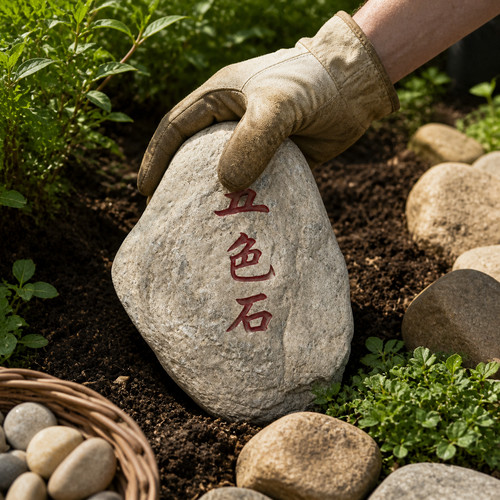 Pebble stone decor - pebble,
