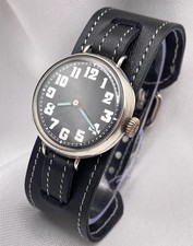 Rare  WWI Black Dial Swiss