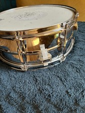 pearl mirror chrome snare drum