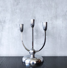 Art Deco 1930s chrome 3 arm