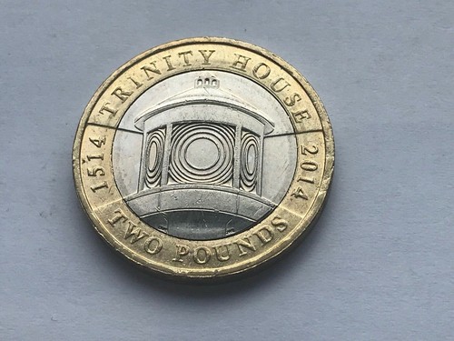 Trinity house pound coin - house,