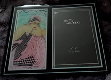 CLINTONS DECO LADY PHOTO PICTURE FRAME TAKES 4" X 6" PHOTO FLAPPER IN PINK DRESS