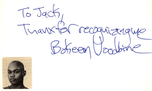 Bokeem woodbine signed - bokeem,