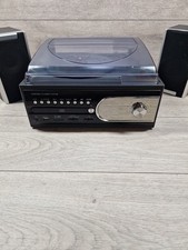 Steepletone Turntable/CD radio System, MP3 Playback from USB