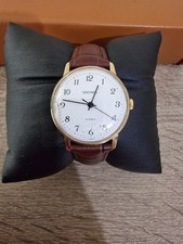 Sekonda Manual Wind Vintage Watch  35mm Leather Strap Made In USSR