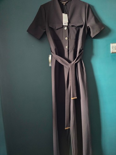 Lipsy black jumpsuit - black,