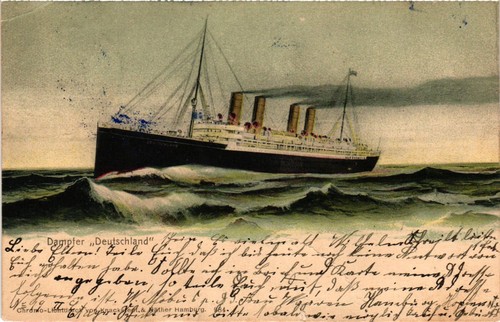 Ships steamer deutscland - ships,