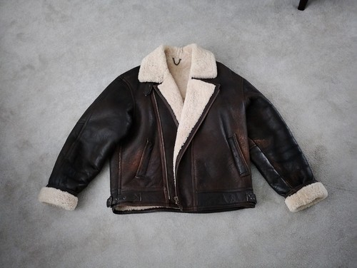 Men brown sheepskin - men's,