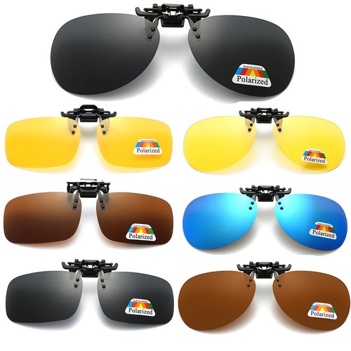 Clip sunglasses over - clip, on