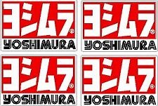 Yoshimura Exhaust  Motorcycle Bike Racing Decal Fairing Stickers 50mm x4