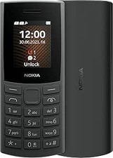Nokia 105 2G 2023 Dual Sim Feature Phone Unlocked Black