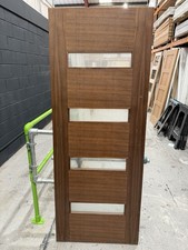78x33” 35mm Walnut Glazed Internal Door