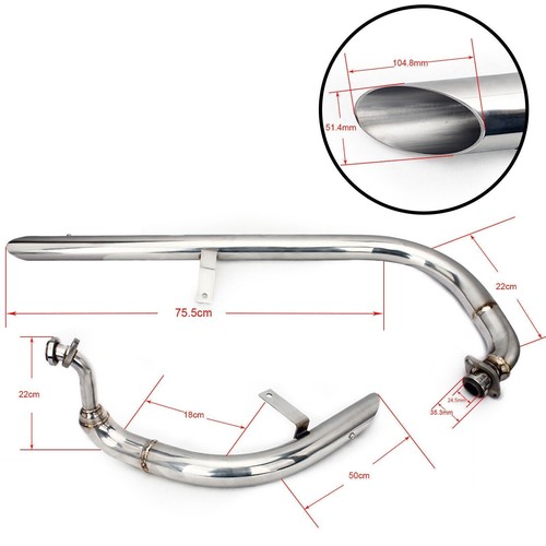 Muffler exhaust system pipes - system,