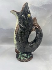 Antique Majolica Gurgling Fish