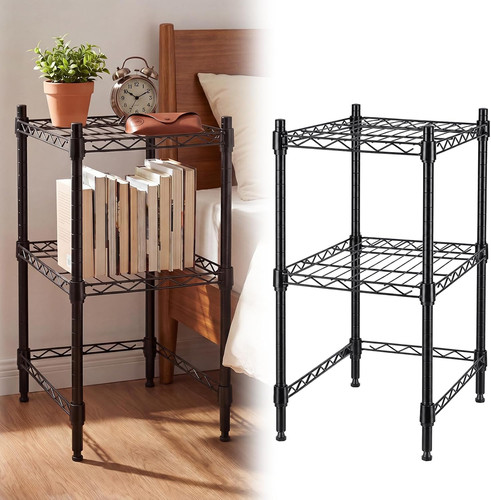 Compact black tier - compact, 2-tier