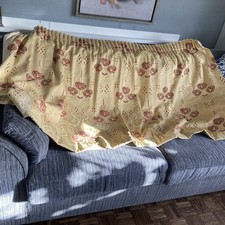 Bespoke Gold Mackintosh Style Pair Of Curtains 36 Drop X  65 Inches Wide