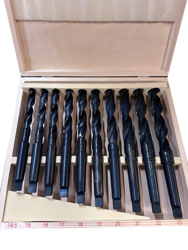 Drill set morse taper hss - drill,