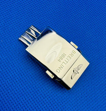 20mm Breitling Silver Polsih Deployment Clasp For Breitling Watch Band Strap